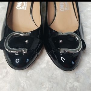 Salvatore  Ferragamo  Black  hills shoes  size 7B